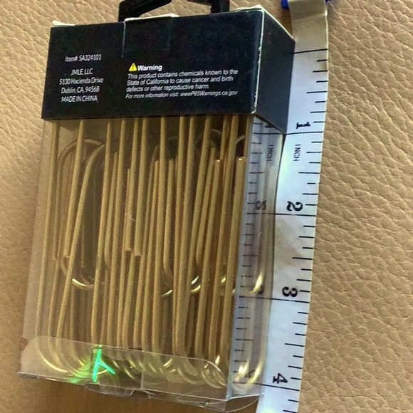 James Burke Gold Jumbo Paper Clips. - Picture 4 of 4